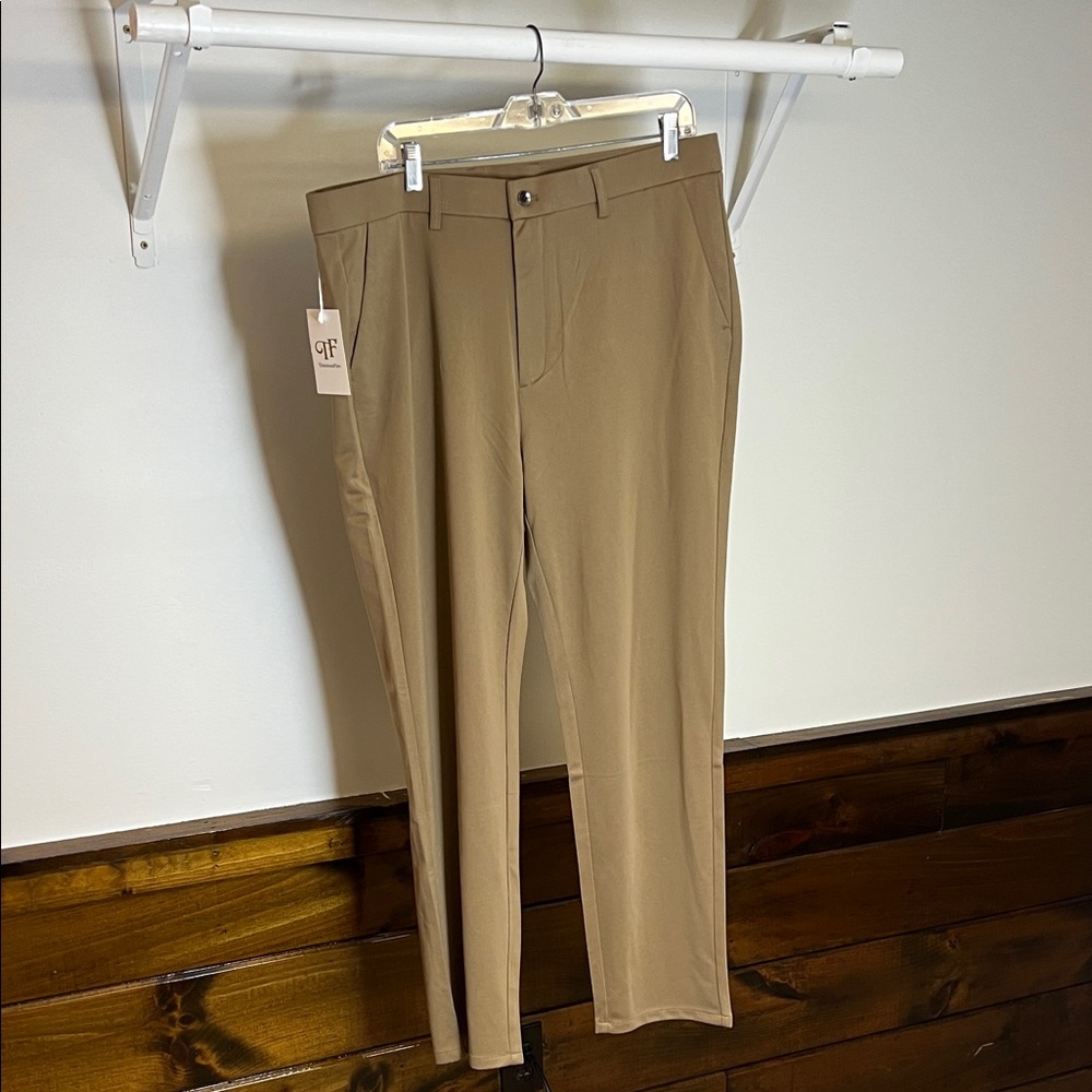 NWT Timeless Flex Dress‎ Pants - Tan- 38x30